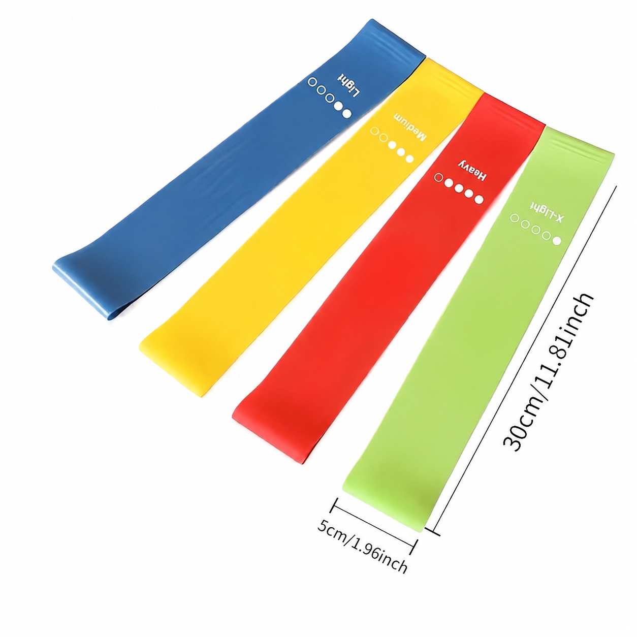 Mini Resistance Bands – Set of 4 Mini Loops